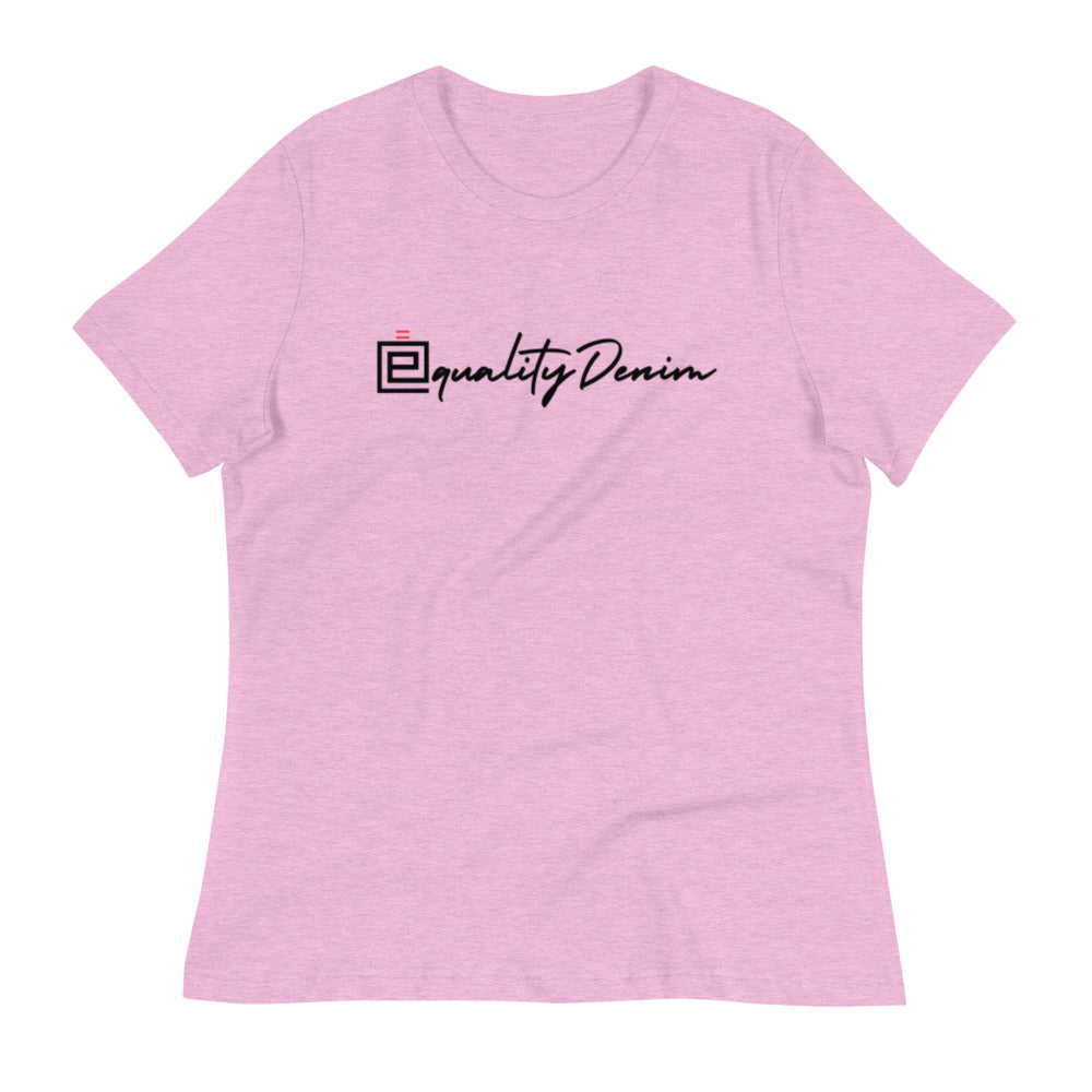 Equality Denim women's t-shirt in athletic pink